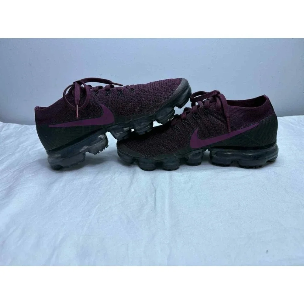 Nike Air VaporMax Flyknit 2.0 Maroon Purple Running Shoes Sneakers Mens 8